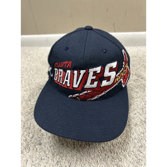 Vintage Sports Specialties Atlanta Braves Snapback Hat Baseball Cap‎ Grid